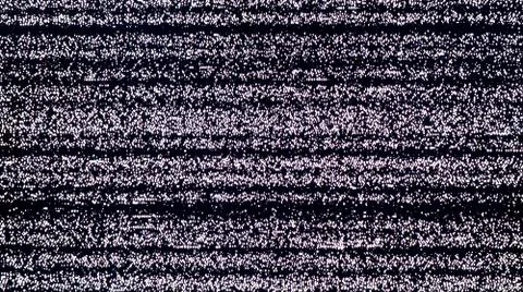 TV Static Noise Glitch Effect Stock Photos