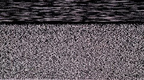 TV Static Noise Glitch Effect 写真素材