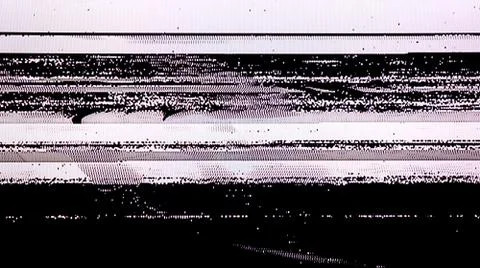 TV Static Noise Glitch Effect Stock Photos