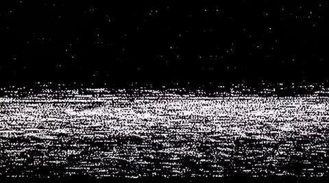 TV Static Noise Glitch Effect Foto stock