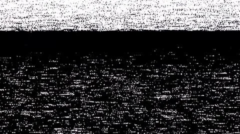 TV Static Noise Glitch Effect Stock Photos