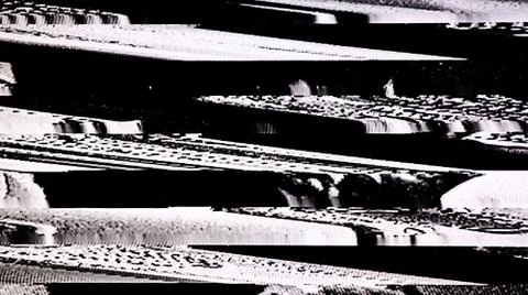 TV Static Noise Glitch Effect 스톡 사진