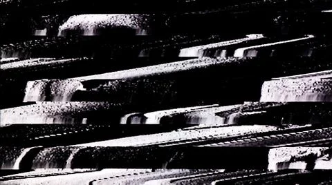 TV Static Noise Glitch Effect Foto stock