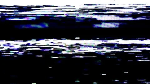 TV Static Noise Glitch Effect – Original Photo from a vintage Television Stock Photos