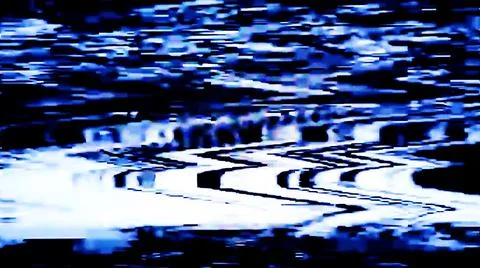 TV Static Noise Glitch Effect – Original Photo from a vintage Television Stock Photos