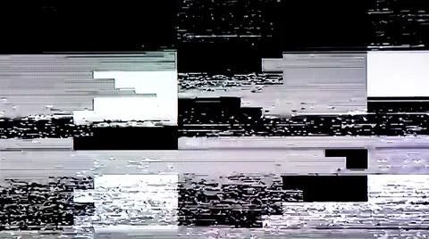 TV Static Noise Glitch Effect – Original Photo from a vintage Television Stock Photos