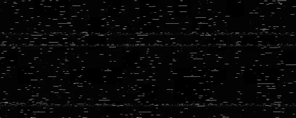 TV static noise texture. Lost or bad signal concept. Random rippled video tape Stock Illustration