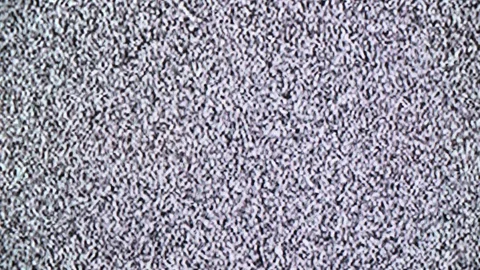 TV static screen, looping old fashioned no signal error Stock Footage 104336084