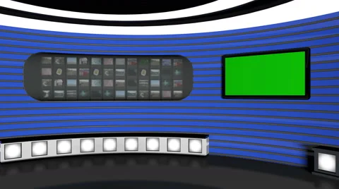 TV Studio Backdrop 스톡 동영상 47239536