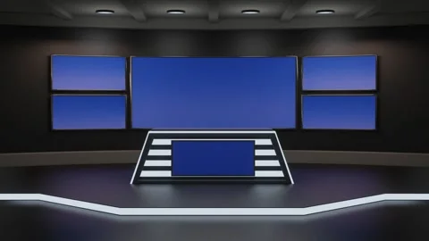 TV Studio Stock Footage 155247449