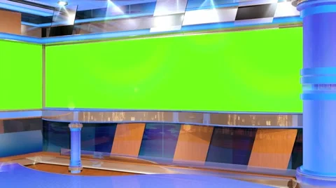TV Studio With Green screen n.2 Video stock 51412562