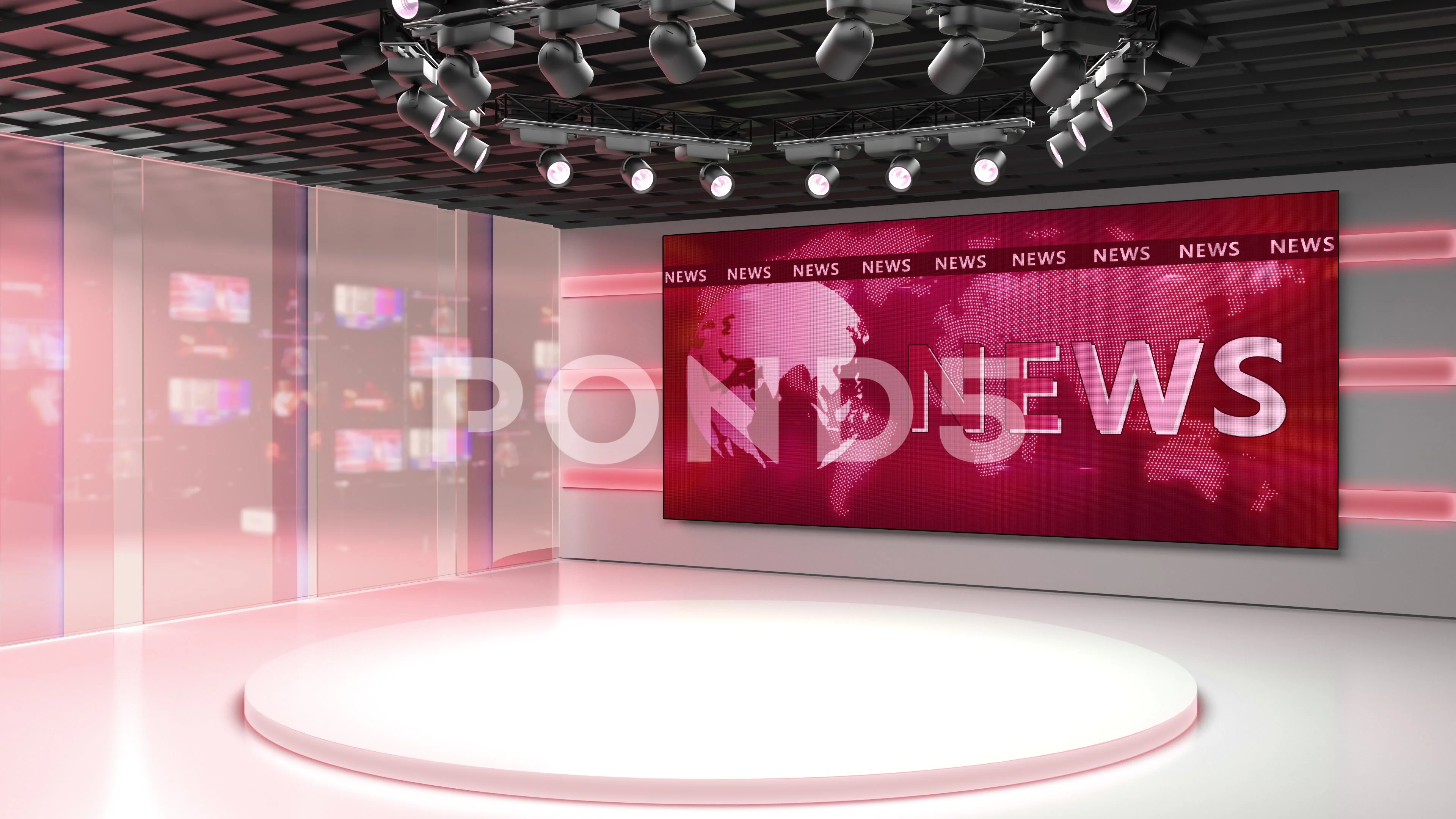 Tv News Background Stock Video Footage Royalty Free Tv News Background Videos Pond5