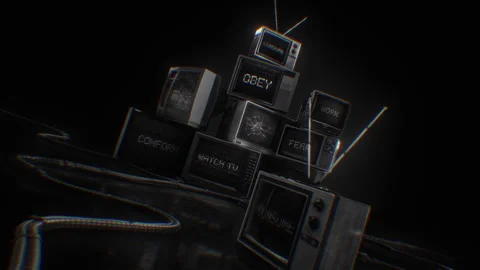 TV Subliminal Messages 01 스톡 동영상 241031030