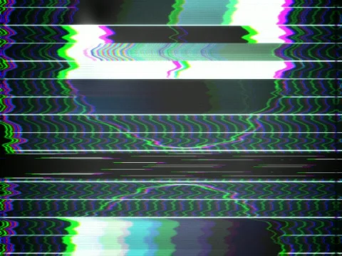 TV Test Pattern 640 x 480 Stock Footage 813243