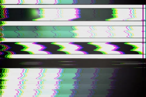 TV Test Pattern 	NTSC Stock Footage 941728