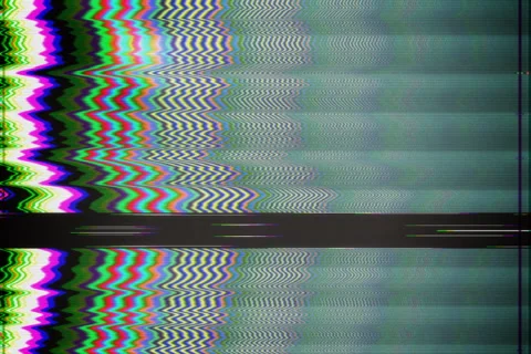 TV Test Pattern NTSC Stock Footage