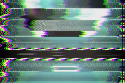 TV Test Pattern 	NTSC Stock Footage 942121