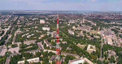 TV tower 5 Stockbeeldmateriaal 98517559