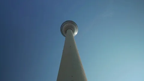 TV tower in Berlin, Germany Video stock 95272050