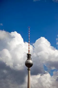 TV Tower in Berlin Stock Photos