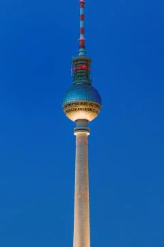 The TV Tower in Berlin Stock Photos