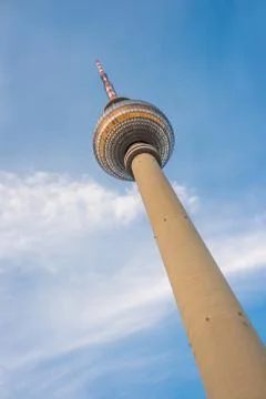 TV tower in Berlin Stock Photos