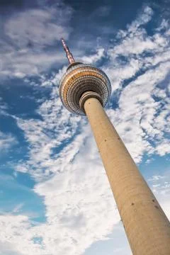 TV tower in Berlin Foto stock