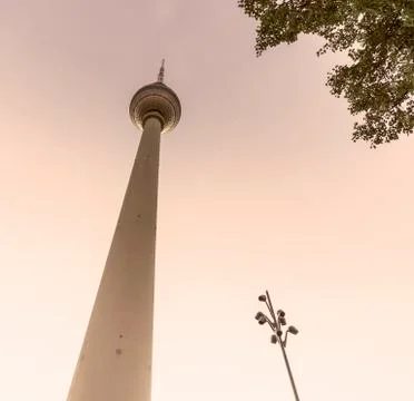 TV Tower in Berlin Stock Photos