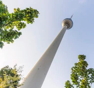 TV Tower in Berlin Stock Photos