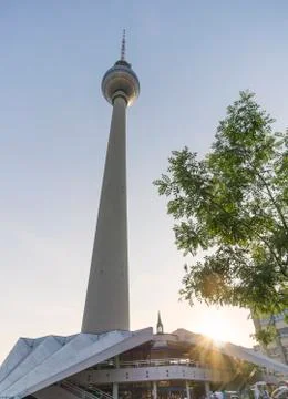 TV Tower in Berlin Stock Photos
