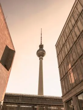 TV Tower in Berlin Stock Photos