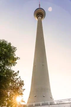 TV Tower in Berlin Stock Photos