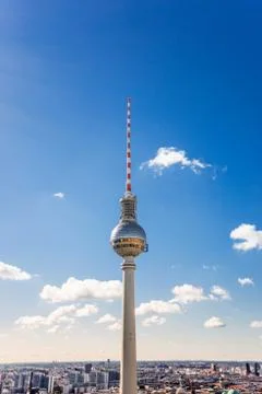 TV Tower in Berlin Stock Photos