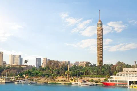 TV tower in Cairo Stock Photos