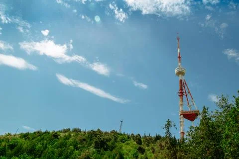 TV tower. Stockfoto's