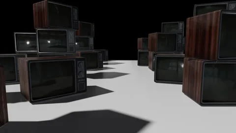 TV Tunnel Background Video stock 308724960