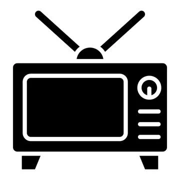 Tv Vector Icon Design Illustration Stock Illustration
