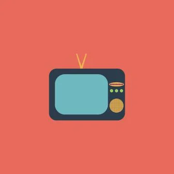 TV vector icon Stock Illustration