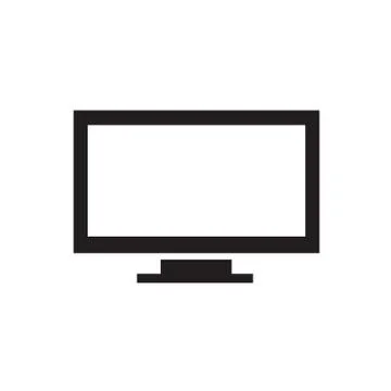 TV vector icon Stock Illustration