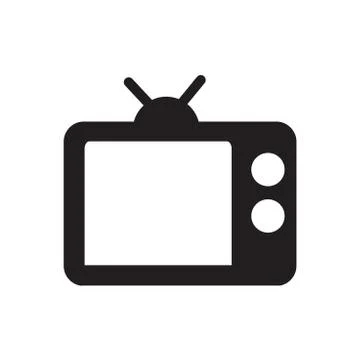 TV vector icon Stock Illustration