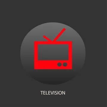 TV vector icon Stock Illustration