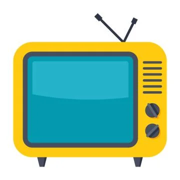 TV Vector Icon Stock Illustration