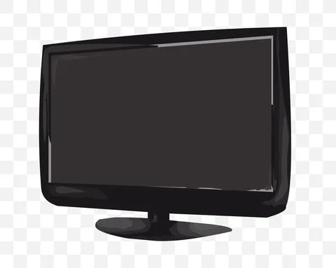 TV vector illustration on blank background Stock Illustration