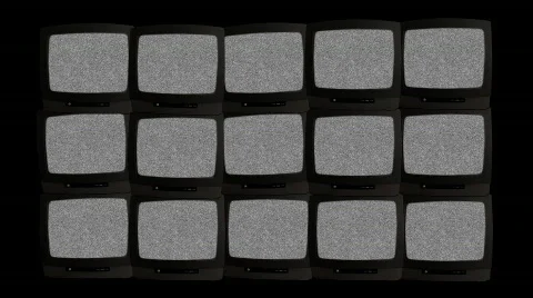 TV wall 01A Stock Footage 329558