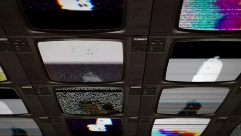 TV Wall Down and Up Stock Footage 71815484