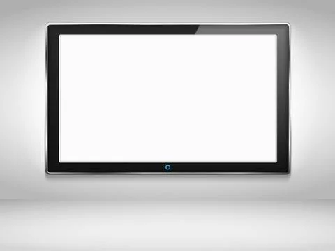 TV on the Wall Stock-Illustration