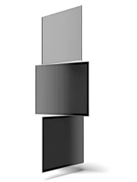 TV wall Stock Illustration