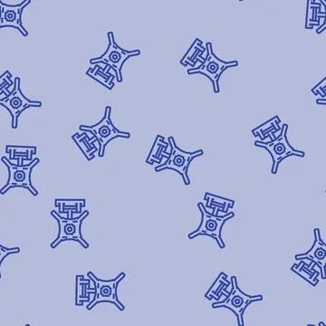 Tv wall mount home accessory line vector seamless pattern 스톡 일러스트