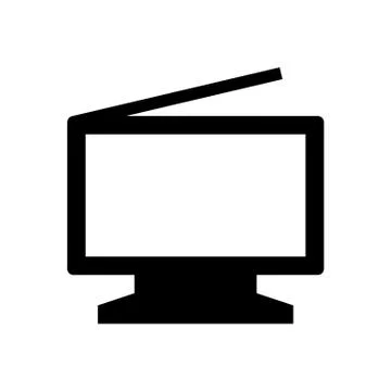 TV Web Icon Stock Illustration