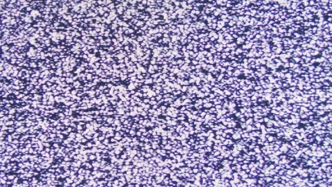 TV white noise close up Video stock 78140260